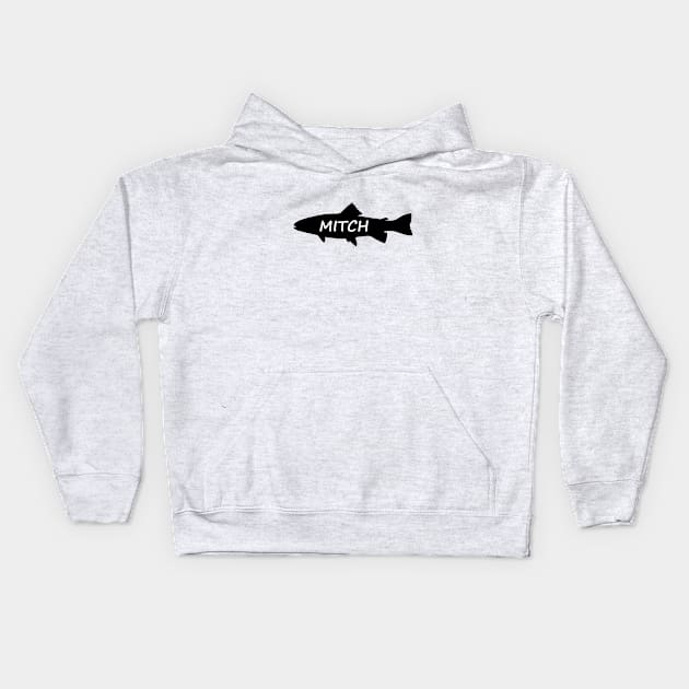 Mitch Fish Kids Hoodie by gulden